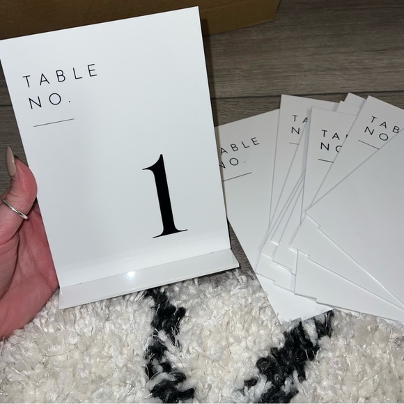 Used Once! Table Numbers 1-10 - Picture 1 of 1